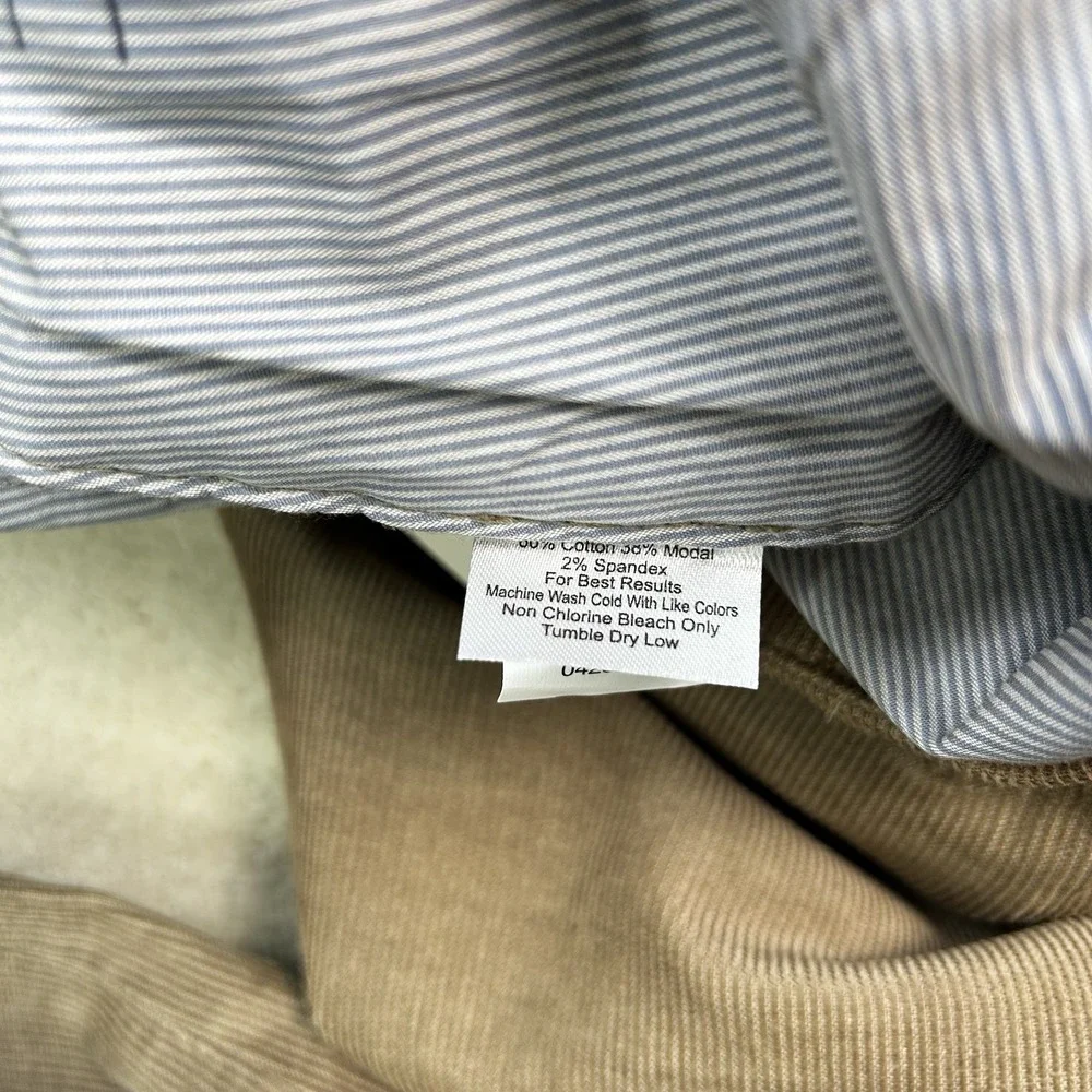 Peter Millar Crown Superior Soft Corduroy 5 Pocket Pants Men's 33x34 Stretch